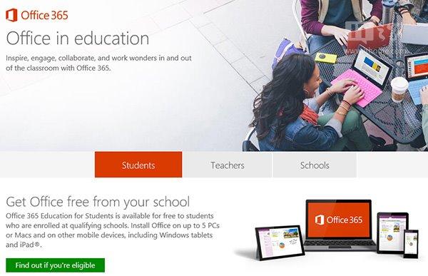 学生与老师的福利，Office 365教育版免费用