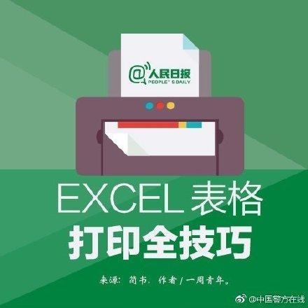 Excel表格打印全技巧！