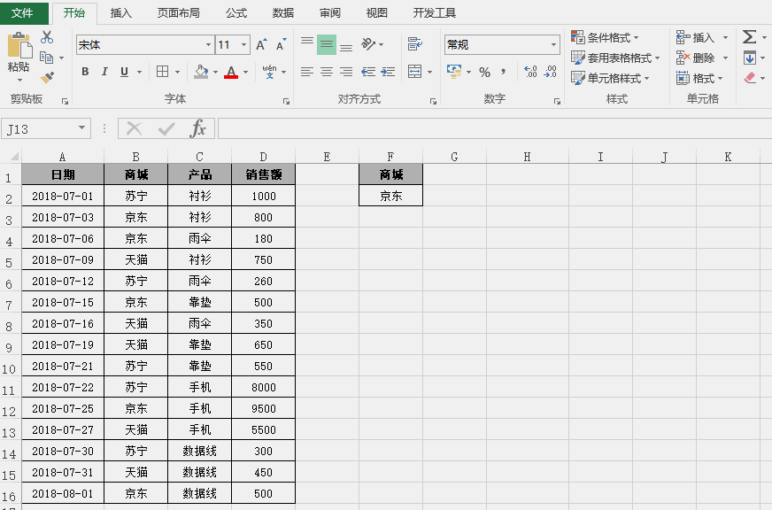六个动图让你轻松掌握Excel的<a href='https://www.qiaoshan022.cn/tags/gaojishaixuangongnen_2542_1.html' target='_blank'>高级筛选功能</a>，赶紧来收藏！