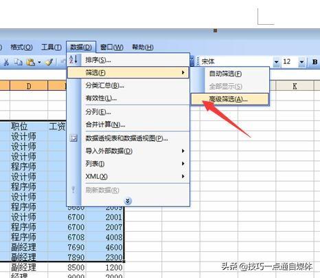 Excel表格中最常用的功能“自动筛选”，让数据按筛选条件显示