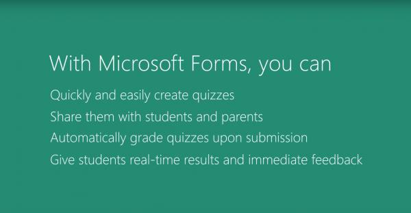 面向Office 365教育版用户：Forms应用正式上线