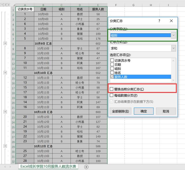 使用Excel分类汇总功能，快速做出多级统计