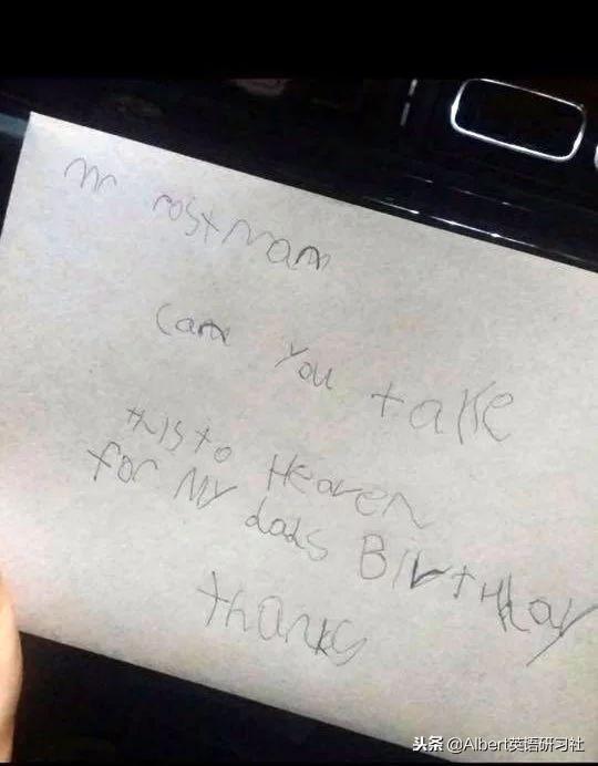 泪目：英国7岁男孩给天堂父亲的信有了回复