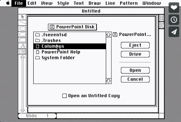 苹果员工创造，PowerPoint是这么来的内含初代PPT操作演示