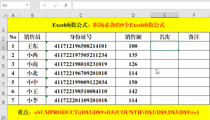 干货！干货！职场必备的9个<a href='https://www.qiaoshan022.cn/tags/Excelhanshugongshi_2186_1.html' target='_blank'>Excel函数公式</a>