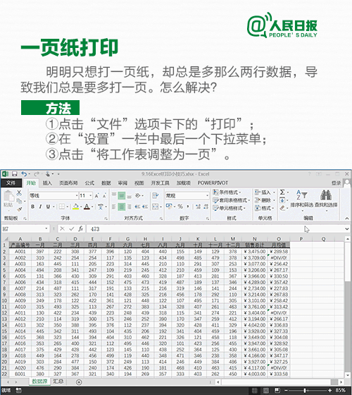 Excel表格打印技巧汇总，分分钟打印出完美表格！（附动图教程）