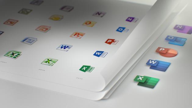 微软新设计太赞了，Office 365系列图标更新