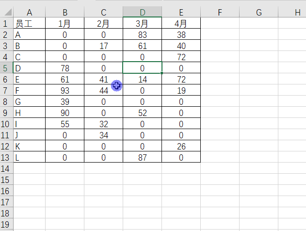 Excel单元格中的0，不显示的4种方法，快快来学！