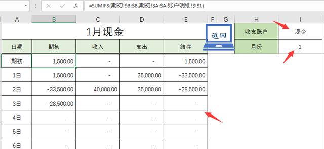 Excel完整函数收支套表，多项目报表汇总统计，自动显示不加班