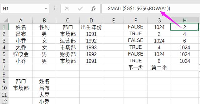 Excel一对多万能查询公式index+small+if，理清思路就会了！