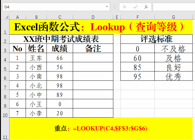 Excel函数公式：关于Lookup函数的5个超级神应用技巧，必须掌握