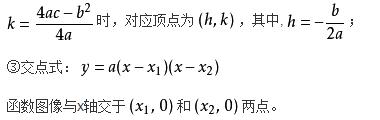 初中数学经典知识点精讲100讲——第9讲二次函数（1）