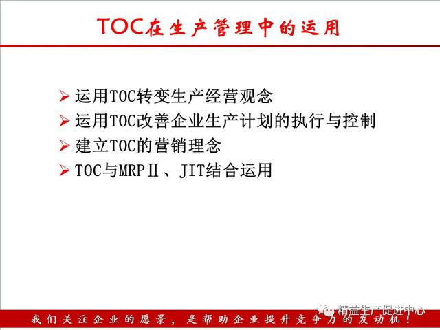约束理论TOC在生产管理中的应用（附PPT免费下载）