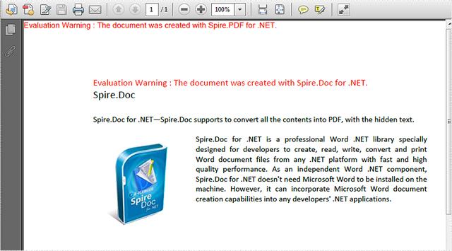 Spire.Doc 教程：将word文档中的隐藏文本保存到PDF