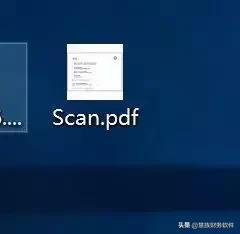 简单的几步设置，即可扫描保存成PDF