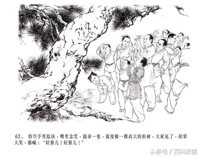 「刘继卣作品」西游记故事《猴王出世》连环画