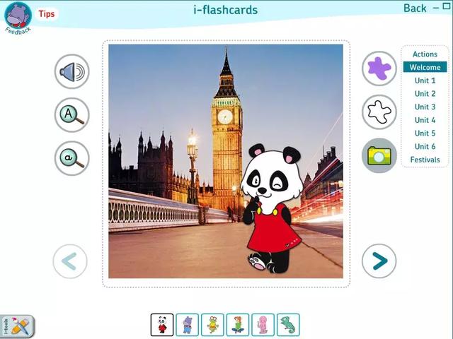 熊猫幼儿英语1级0单元白板课件互动单词
